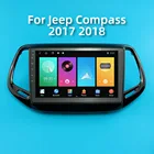 Автомагнитола 2 Din на Android для JEEP Compass 2017-2020, автомобильный GPS-навигатор, мультимедийный плеер, Авторадио, аудио, автомобильное головное устройство