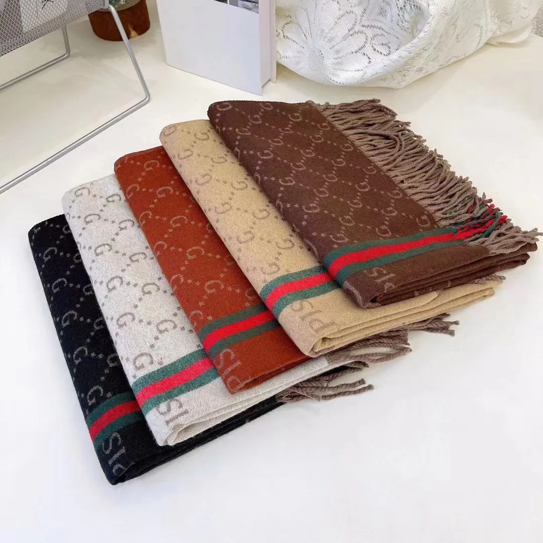 

Толстый кашемировый шарф для женщин, шаль из пашмины с принтом, дизайнерский роскошный брендовый палантин Bufanda, женский шарф 2022