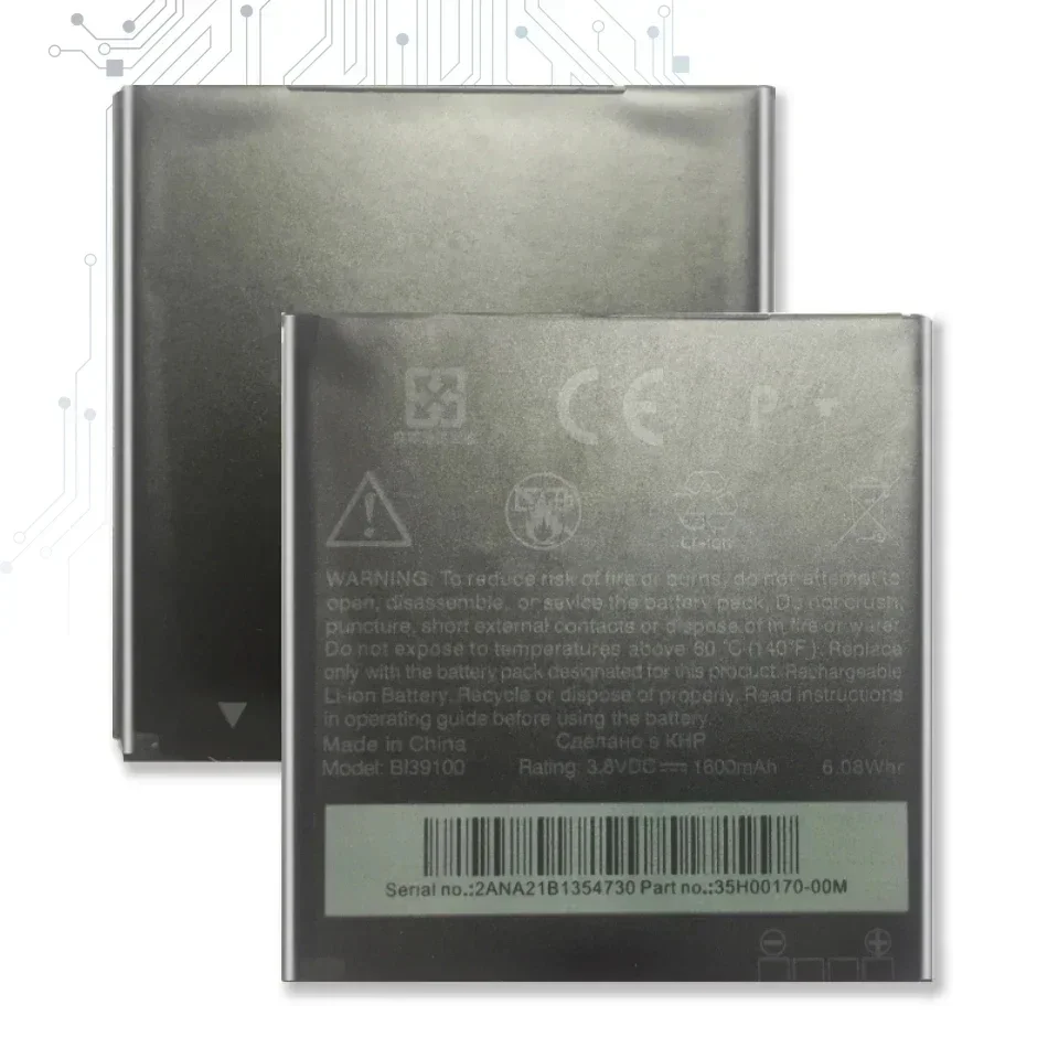 BI39100 Аккумулятор для HTC G21 Sensation XL X315 X315E G20 Rhyme S510b X315b PI39110 Runnyede Titan1 Titan I 1600 мАч