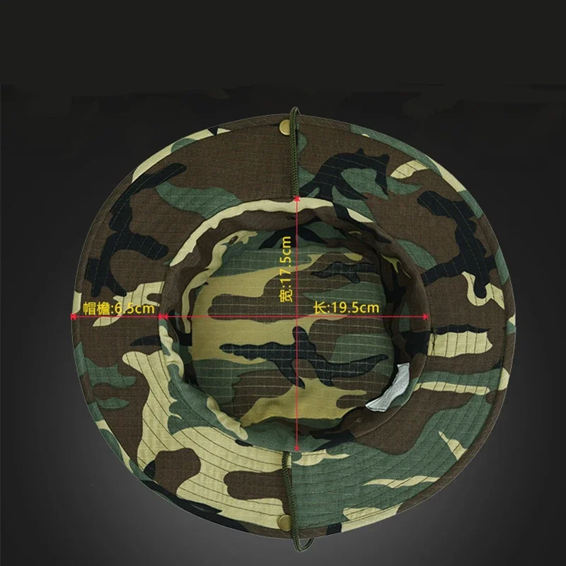 Новая летняя модная камуфляжная панама унисекс для мужчин уличная рыбалка пеший