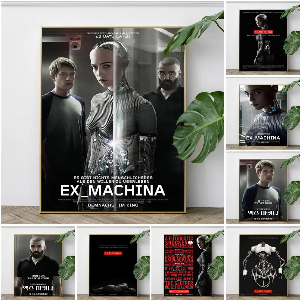 

Ex Machina Science Fiction Film Art Print Canvas Painting Poster Thriller Movie Wall Picture Home Decor