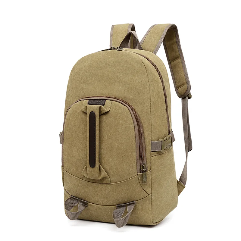 

Men Canvas Backpack Male Laptop College Student School Bags for Women Vintage Mochila Casual Rucksack Travel Bag Daypack E114