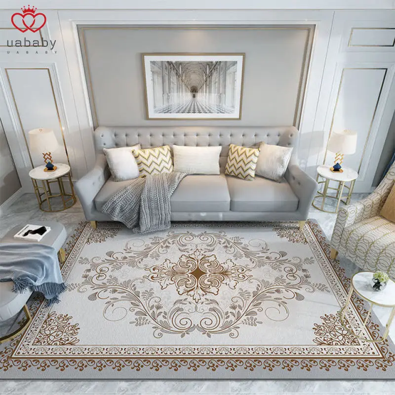 Persian Carpets For Bedroom Living Room Home Decor Parlor Carpet Non-slip Carpet Luxury Entrance Door Mat