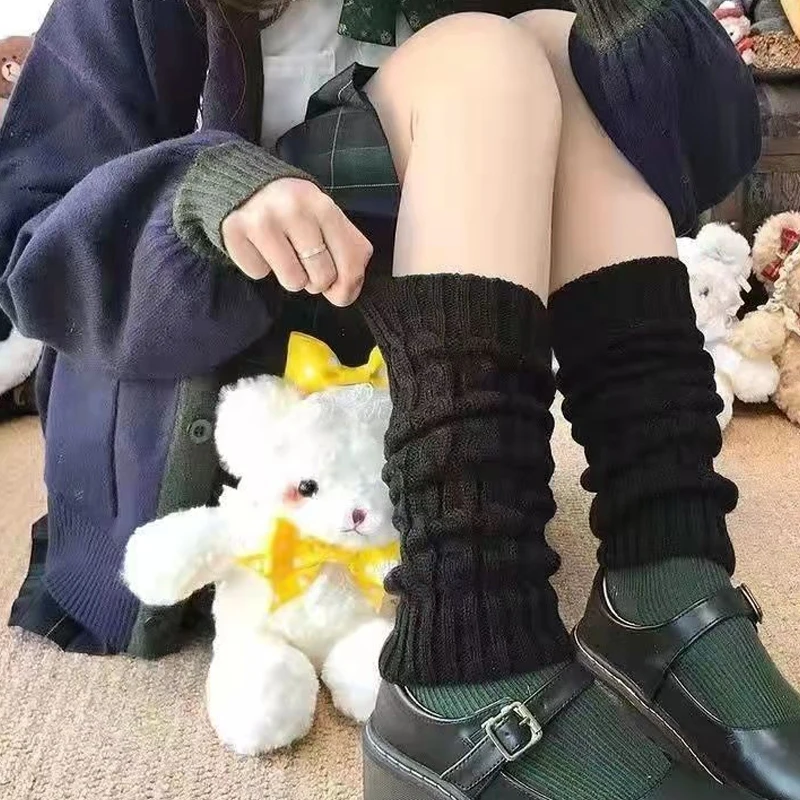 

Гетры Lolita Японские Женские готические длинные носки женские леггинсы гетры до колена готические зимние носки трикотажные манжеты