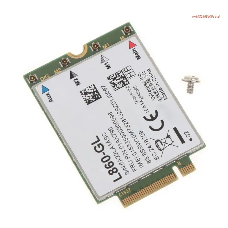 

Fibocom L860-GL WWAN 4G Wireless Card Replacement NetworkAdapter for LenovoThinkPad X1 Carbon 7thGen,P43s, T490