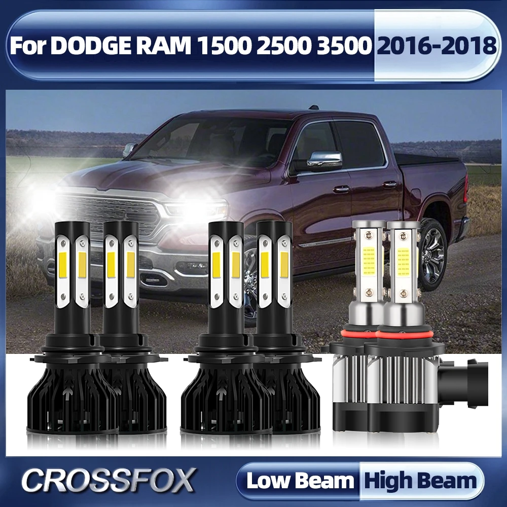 

Canbus 9005 LED Bulb Car Headlight Super Bright LED Headlight 360W 12V 6000K 60000LM For DODGE RAM 1500 2500 3500 2016 2017 2018