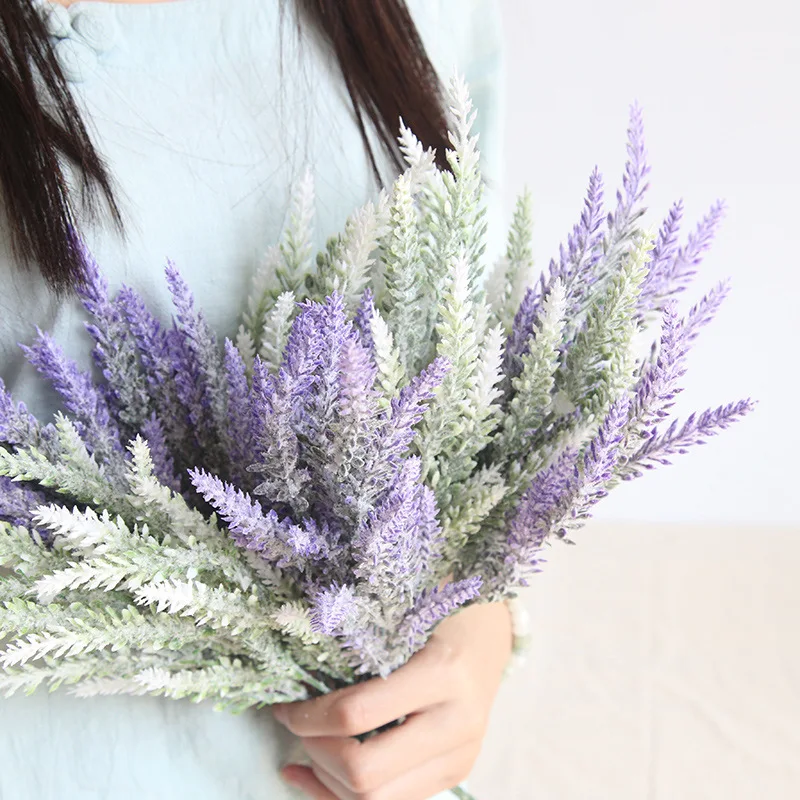 

Artificial Lavender Plant Wall Lavender Artificial Flowers Family Decoration Wedding Fake Flowers
