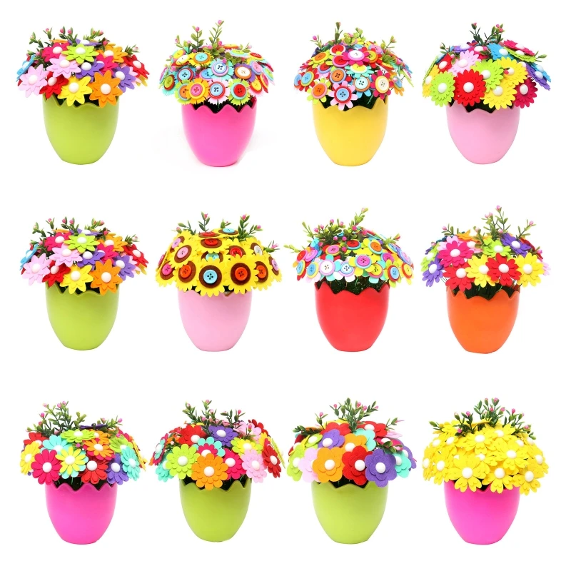 

Art Crafting Flower Making Kits for Kids Art Props Perfect Craft Kits for Adults 85DE