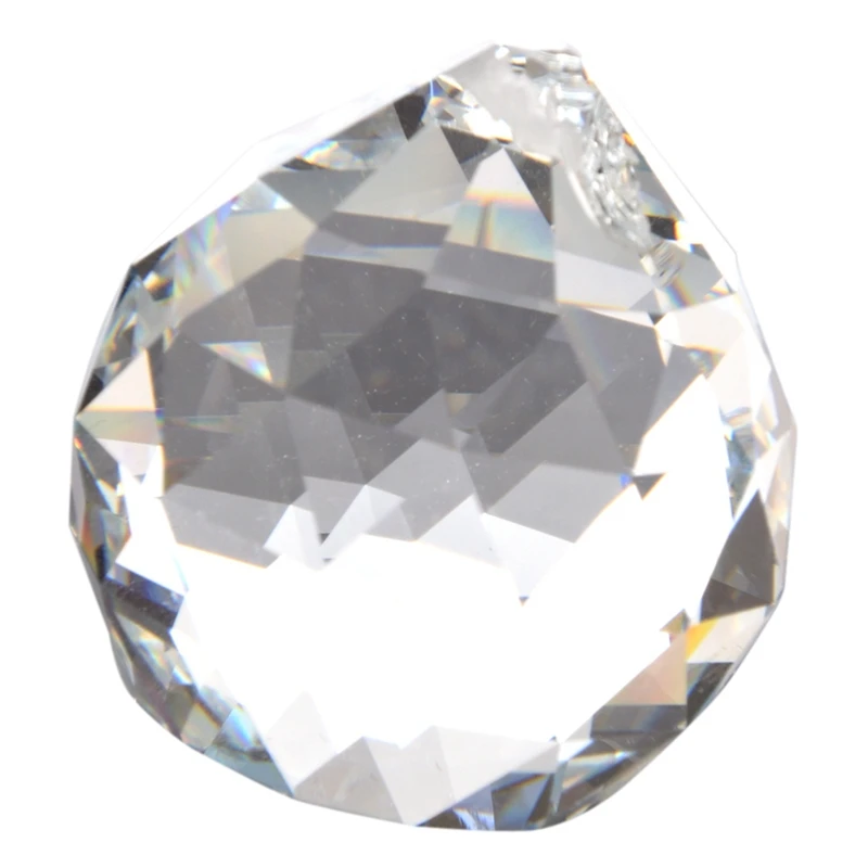 

5Pcs 40MM Feng Shui Faceted Decorating Crystal Pendant Ball(Clear)