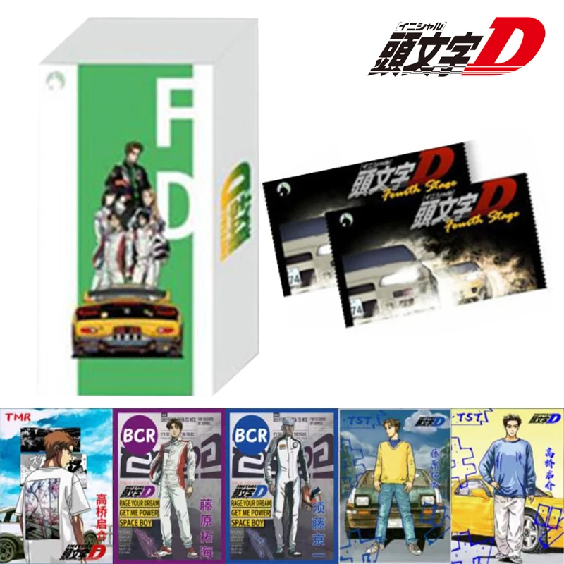 

Original Initial D Commemorative Edition Card Box Collection Anime Character Peripheral Rare Hidden Exclusive Cards Boy Toy Gift
