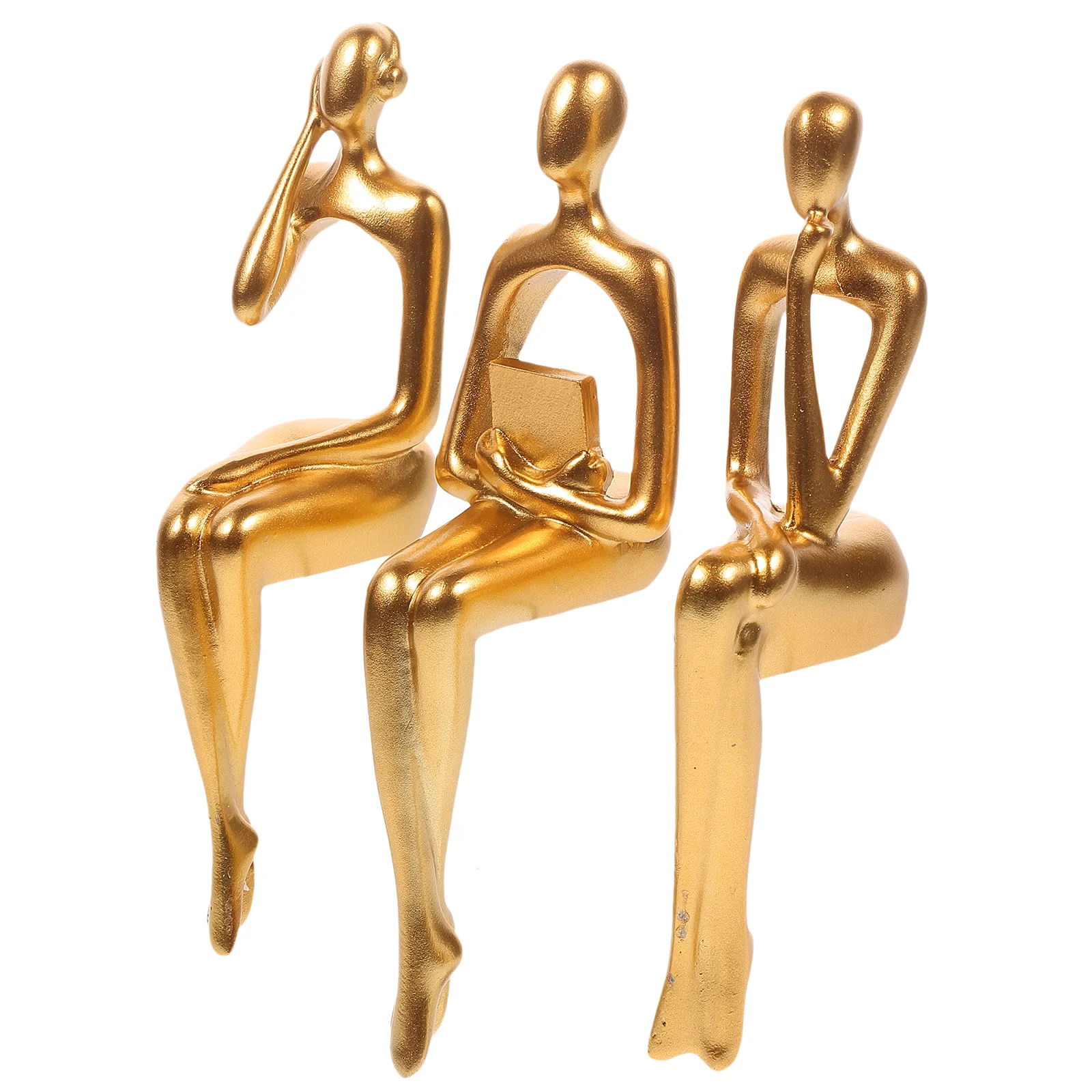 Украшения статуя мыслителя из смолы абстрактные фигурки скульптура домашнее