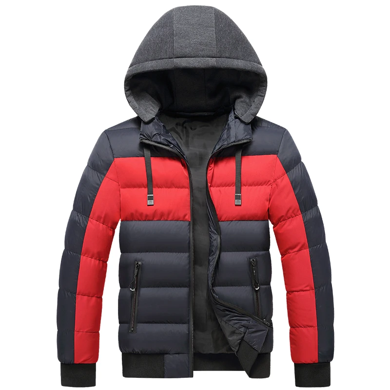 Мужские брендовые парки Новая повседневная теплая Толстая водонепроницаемая