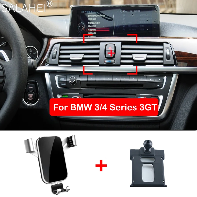 

Car Phone Holder For BMW 3 4 Series 3GT F30 F31 2012~2018 318i 320i 325i 328i 330i Air Vent Mount Mobile Cell Stand Accessories