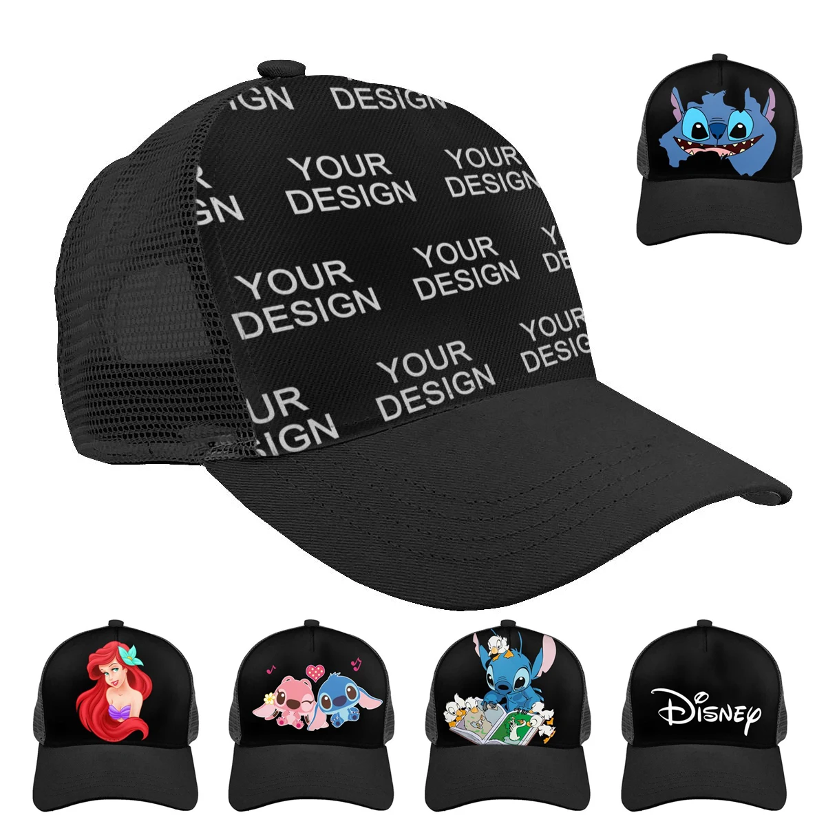 

Custom Cap Unisex Net Baseball Caps Breathable Trucker Hat Men Women Sun Visors Hats Add YOUR OWN Logo/Text/Picture Printed