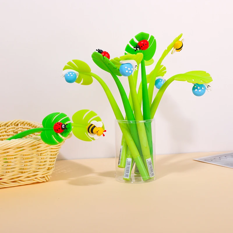 

Гелевые ручки 3 шт., пчела, божья коровка, улитка