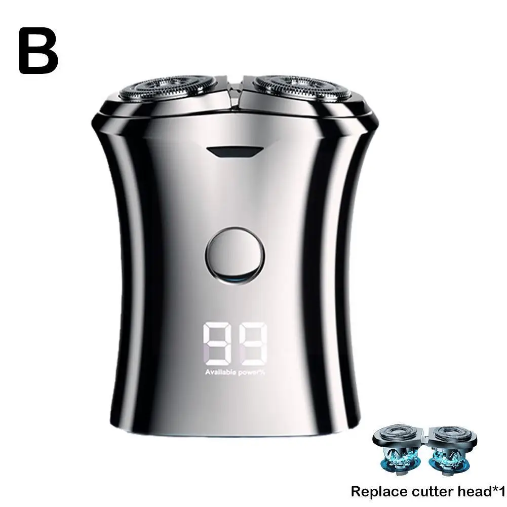 

Электробритва D2z5 Мужская портативная, мини-станок для бритья, влагозащита Ipx7, моющаяся, перезаряжаемая, для бороды