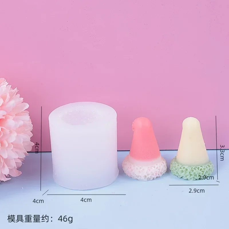 Креативная рождественская шляпа свеча силиконовая форма сделай сам