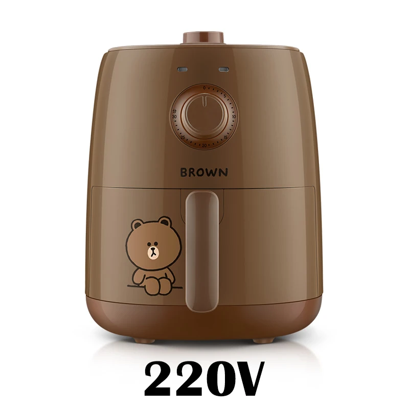 

2025 220 В sally 2,6 л бытовая электрическая фритюрница Joyoung безмасляная машина для приготовления картофеля фри желтый/коричневый цвет доступна воздушная фритюрница