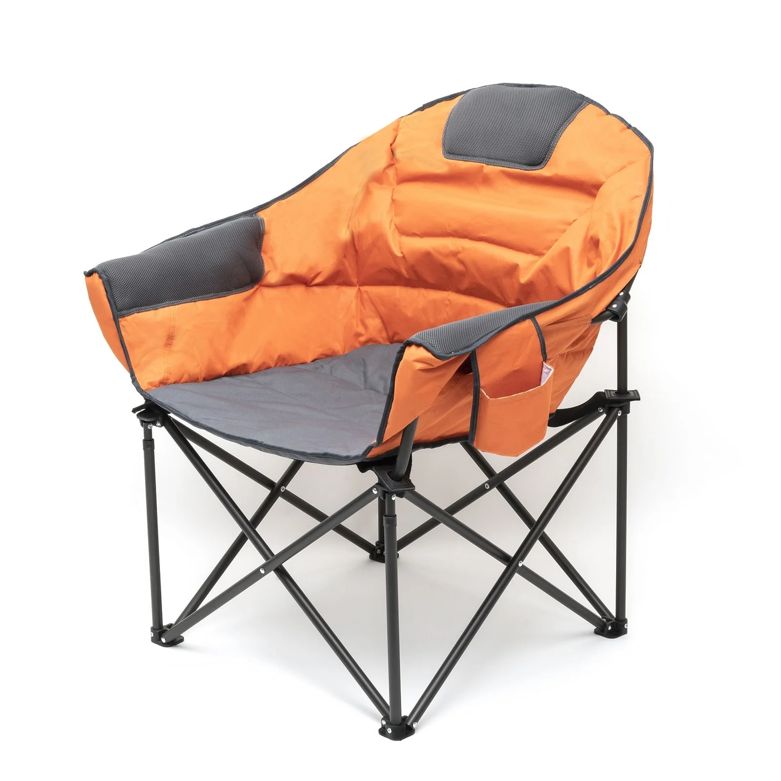 

US Warehouse Relax Travel Lightweight Aluminum Ground Folding Chair Beach Chair Camping Chair