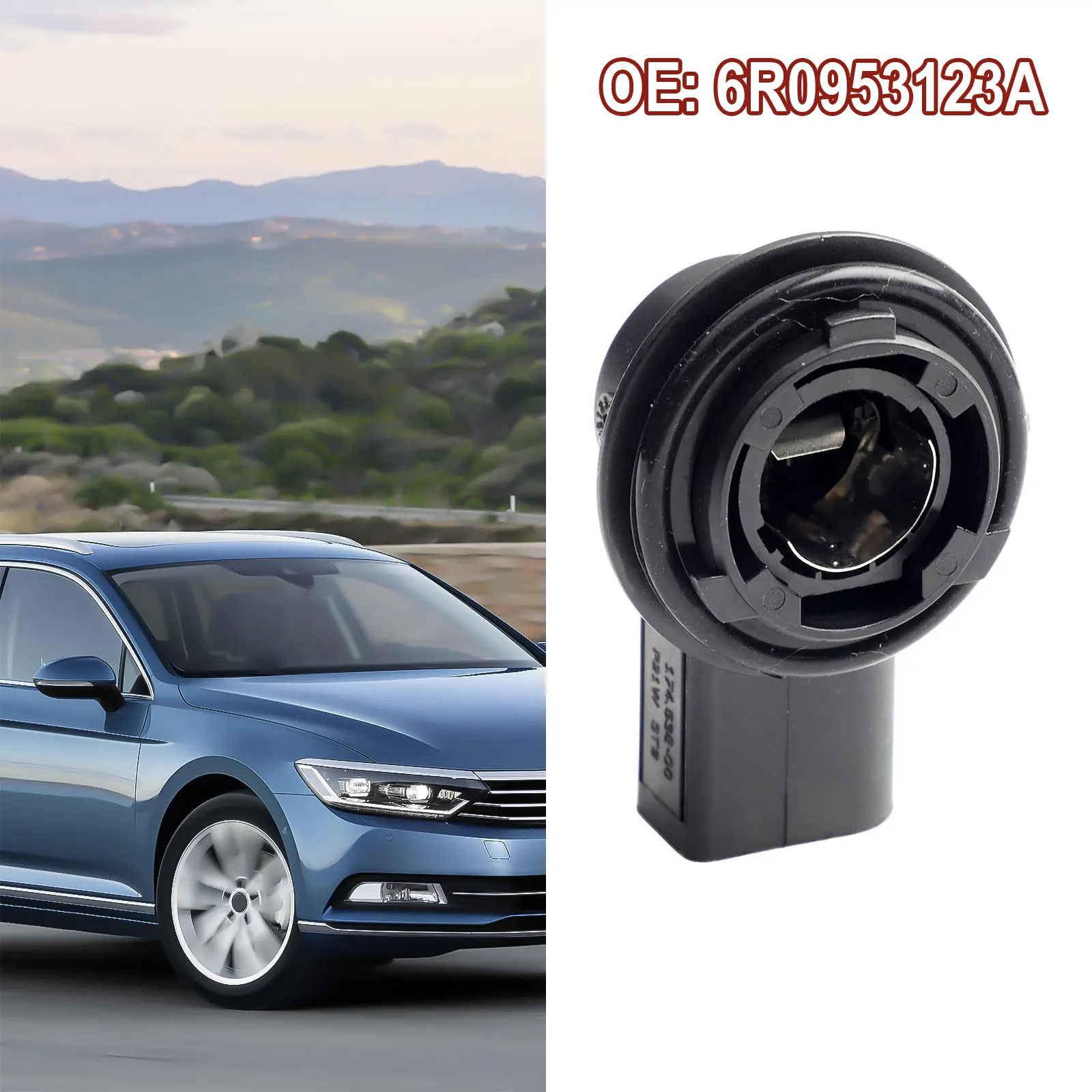 Патрон лампы 6R 0953123 Антикоррозийный простой в использовании высококачественный