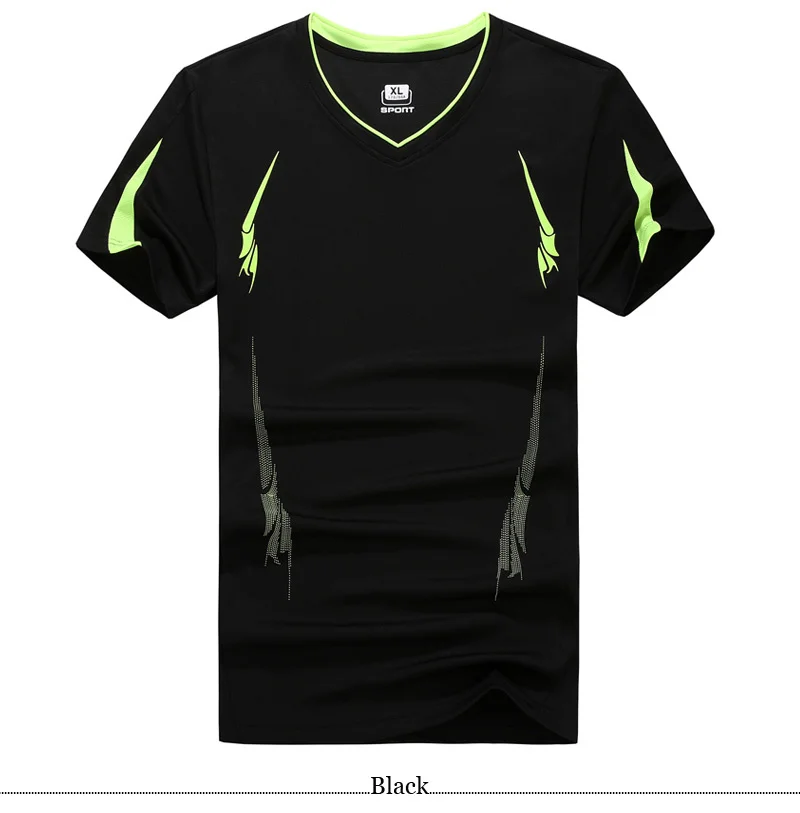 

Plus size M~7XL 8XL 9XL summer men quick drying casual t Shirt fintess printed Short Sleeves breathable T-shirt male clothing