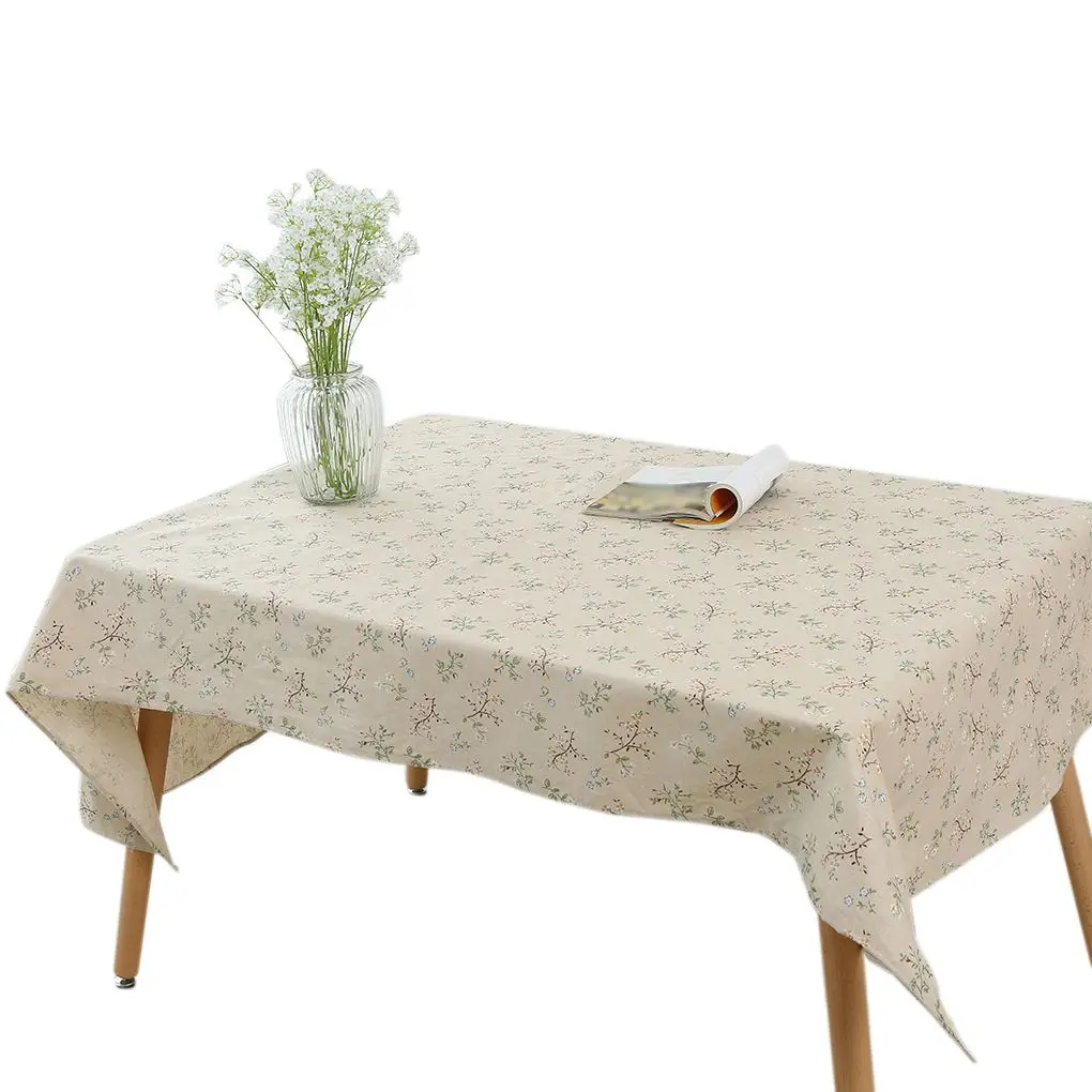 

Декоративная скатерть из хлопка и льна, 140x200 см