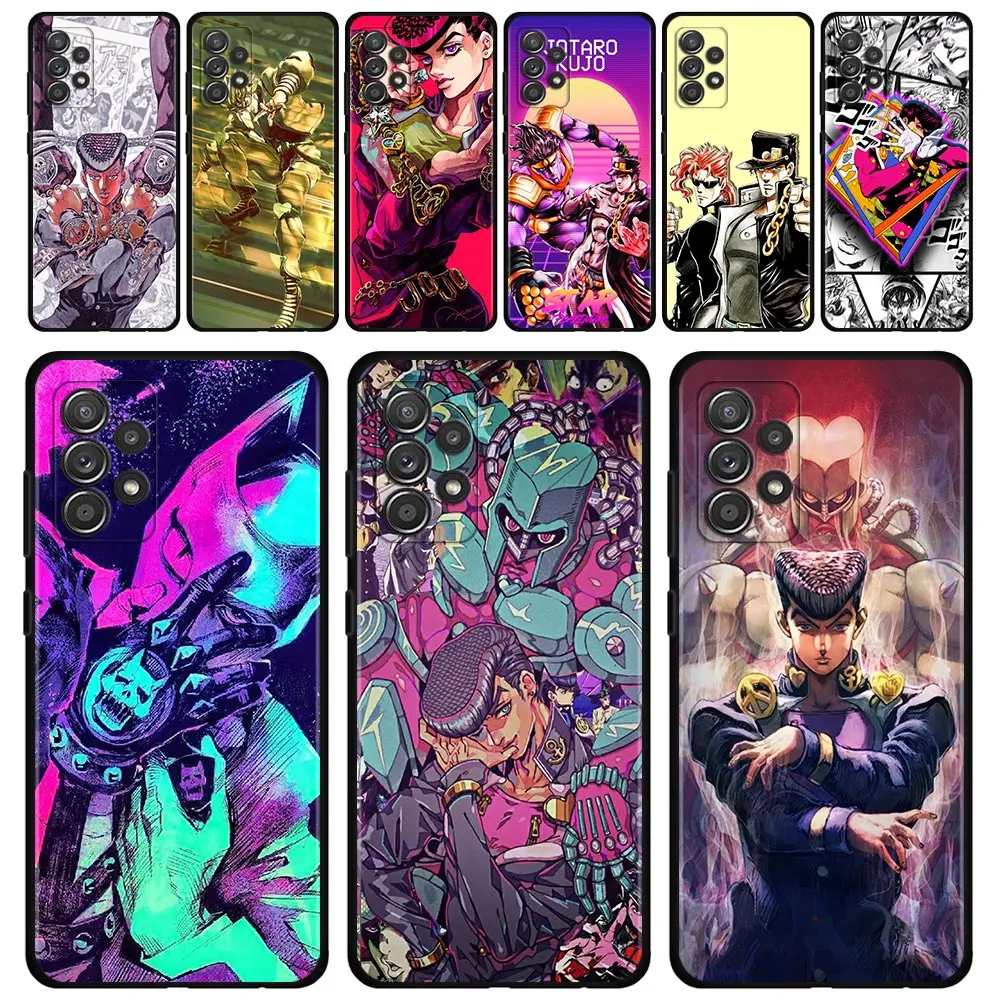 

For Samsung Galaxy A71 A51 A12 A21s A23 A52 A72 A22 A02s A03s A52s A53 A73 A32 A33 A13 Case Anime JoJos Bizarre Adventure Comics
