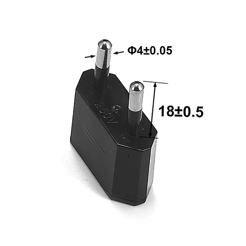 2-контактный преобразователь переменного тока адаптер коммерческий C Tipe Adaptor Daya