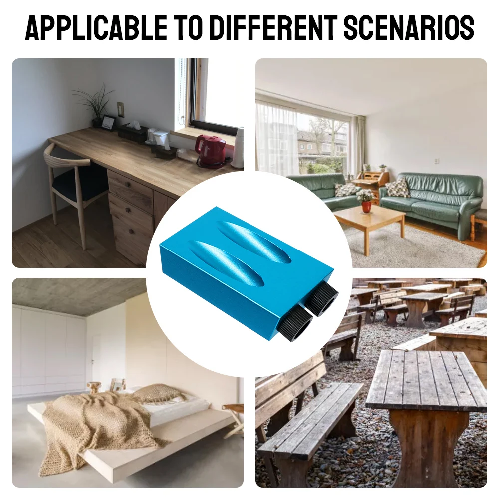 Набор кондукторов для сверления отверстий комплект из 7/14/15 направляющих в дереве