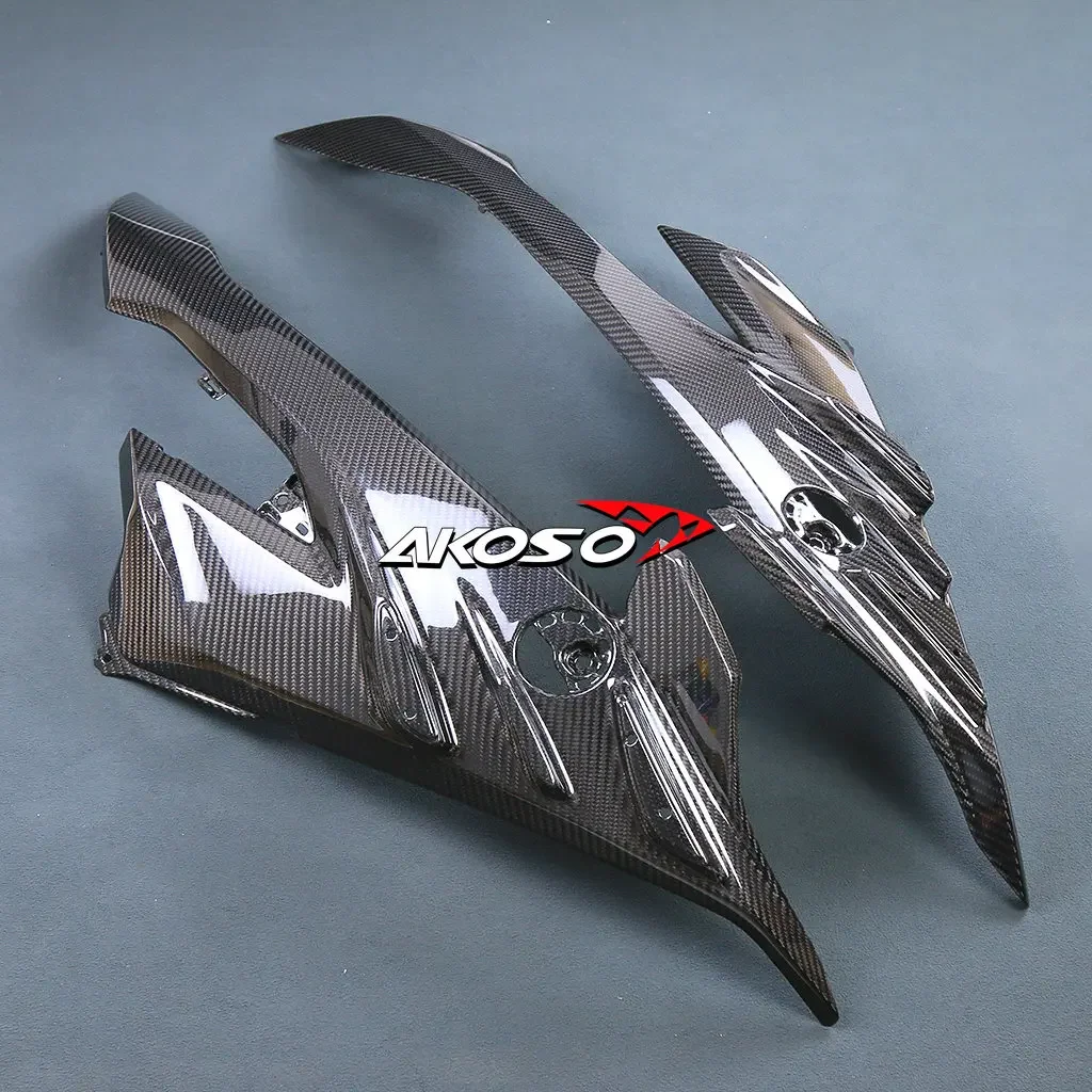 100% 3K полностью углеродное волокно детали кузова мотоцикла комплект боковых