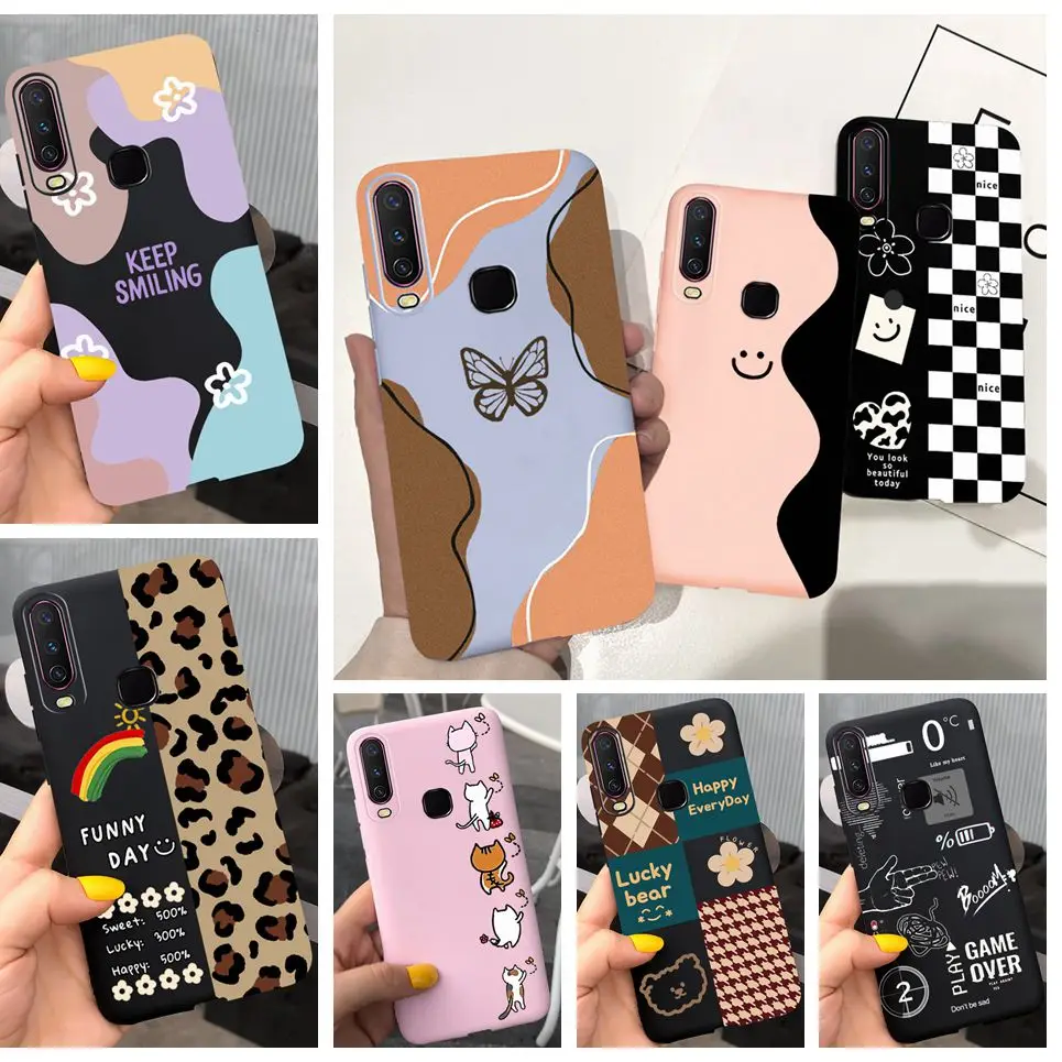 Модный мягкий силиконовый чехол-накладка для Vivo V2026 Vivo V2028 из ТПУ для Vivo Y12s Y11s Y12