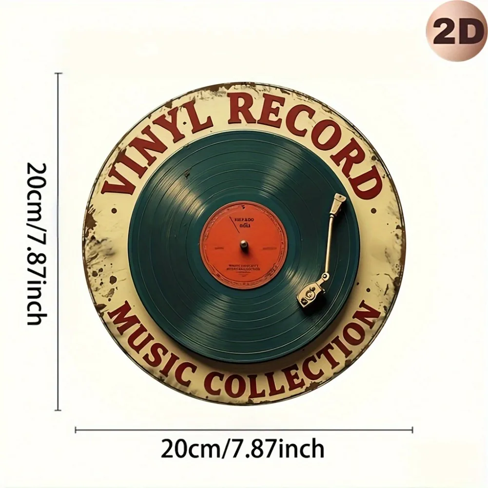 

Металлическая табличка CIFBUY музыкальная пластинка