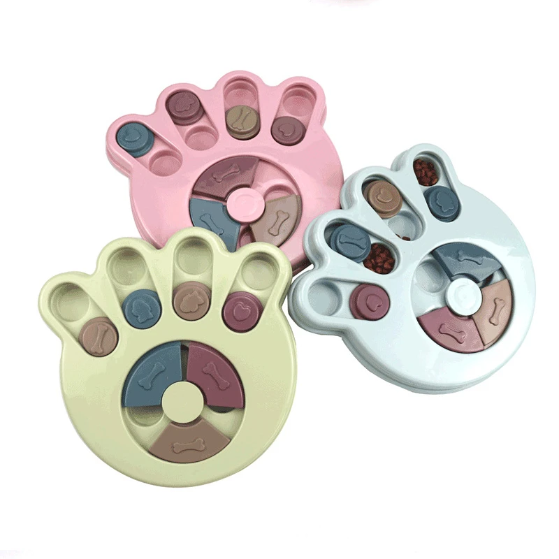 

Dog Puzzle Toys Slow Feeder Interactive Increase Puppy IQ Food Dispenser Slowly Eating NonSlip Bowl Pet Cat Dogs Training Game
