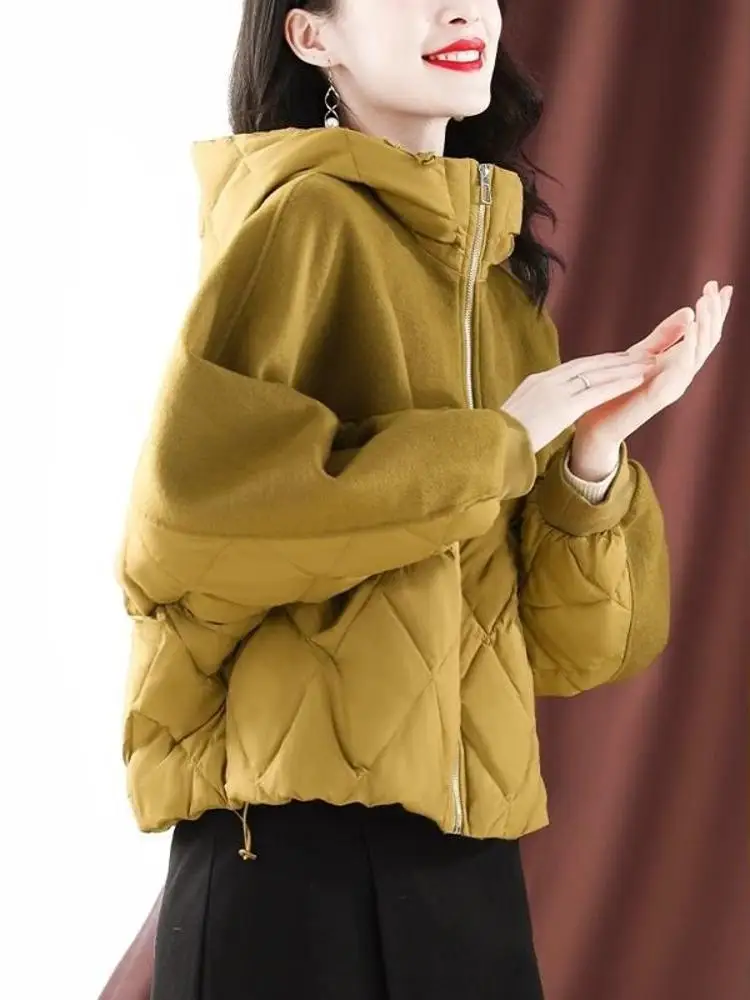 Plus Size Autumn and Winter Trench coat Short coat 2024 New Women clothes European Goods Foreign Trade Popu... |