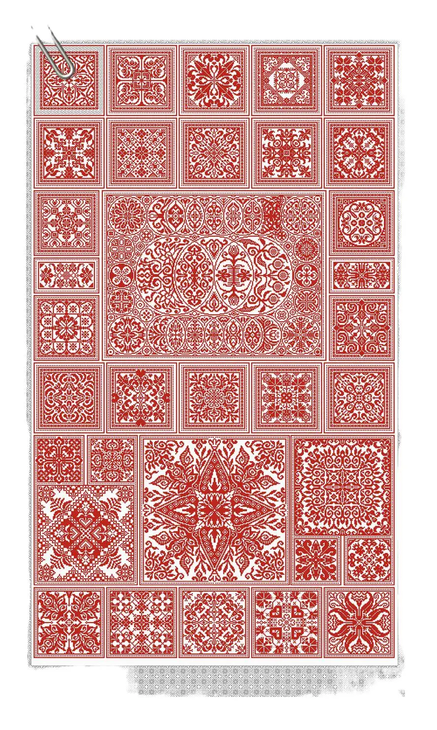 

Puzzle pattern Cross Stich Embroidery set Electronic drawing Cross Stich Needlework PDF by Email