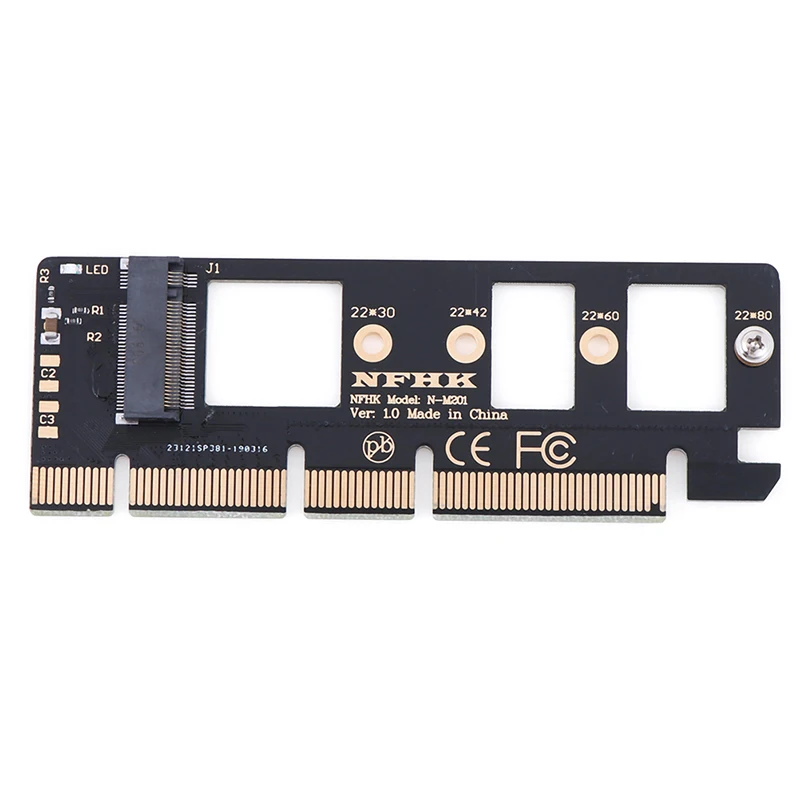 Переходник NGFF M Key M.2 NVME AHCI SSD на PCI-E PCI Express 16x x4, переходник для XP941 SM951 PM951 A110 SSD