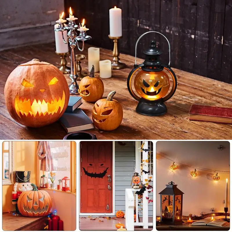 Декоративный портативный фонарь для Хэллоуина Джек-о-фонарь пони маленькая