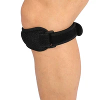 1 pcs portable durable compression patella strap non slip adjustable knee support brace pads for biking basketball