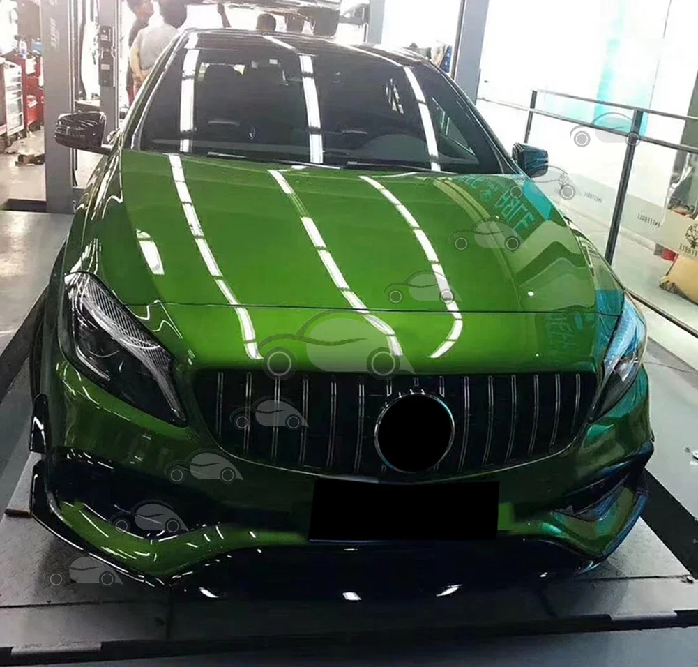 Передний бампер Racing Grill Заготовка решетки для Mercedes-Benz W176 A-Class 2013-2018 Diamond GT AMG