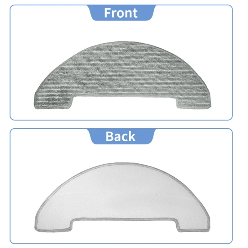 12 шт. тряпочка для швабры серая микрофибра Vactidy Nimble T7 T8 робот-пылесос моющийся