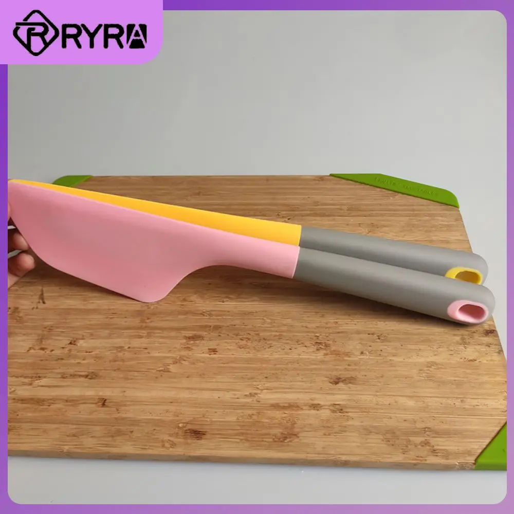 

1Pcs Cream Baking Scraper Non-stick Silicone Spatula Kitchen Pastry Blenders Salad Cake Mixer Butter Batter Pies Cooking Tools