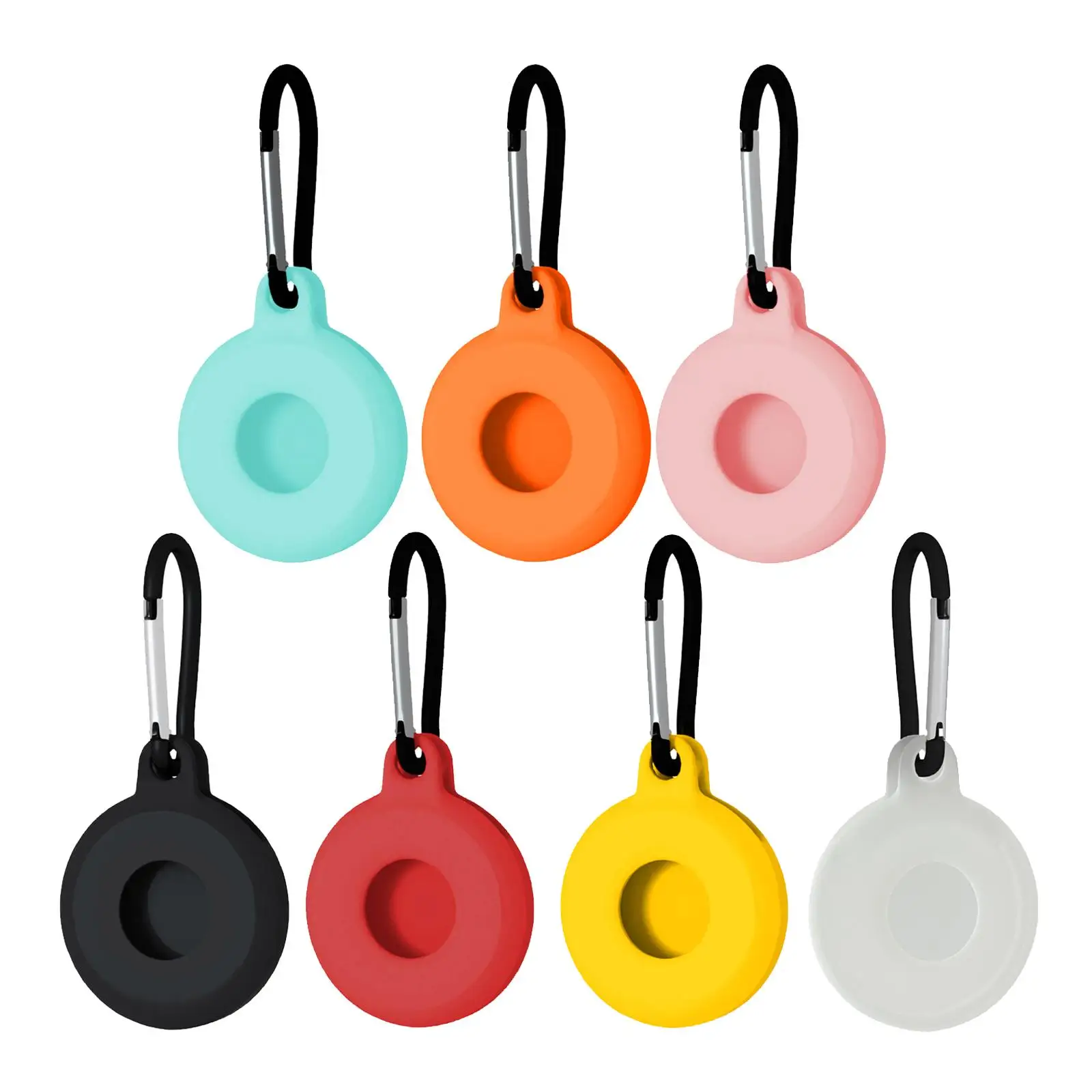 

Anti-Scratch Protective Case Cover Keychain Shell Compatible with Airtags Tracker Holder Protective Case Cover, sweat-proof,