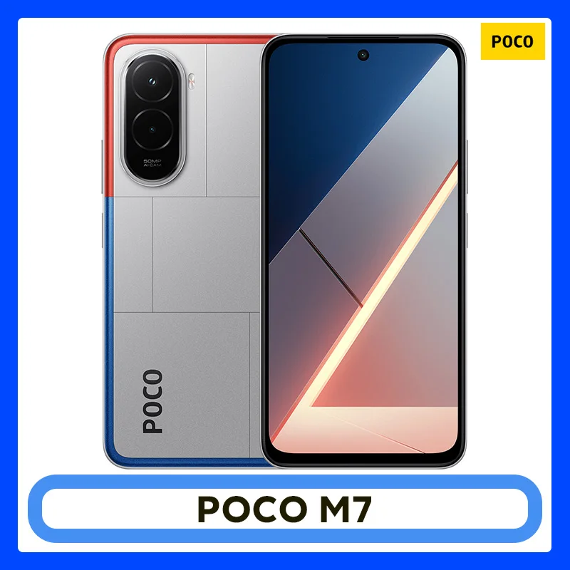 Global Version POCO M7 Smartphone Powerful Snapdragon 685 Processor 6.9" 144Hz FHD+ Display 50MP AI Dual Camera Massive 7000mAh