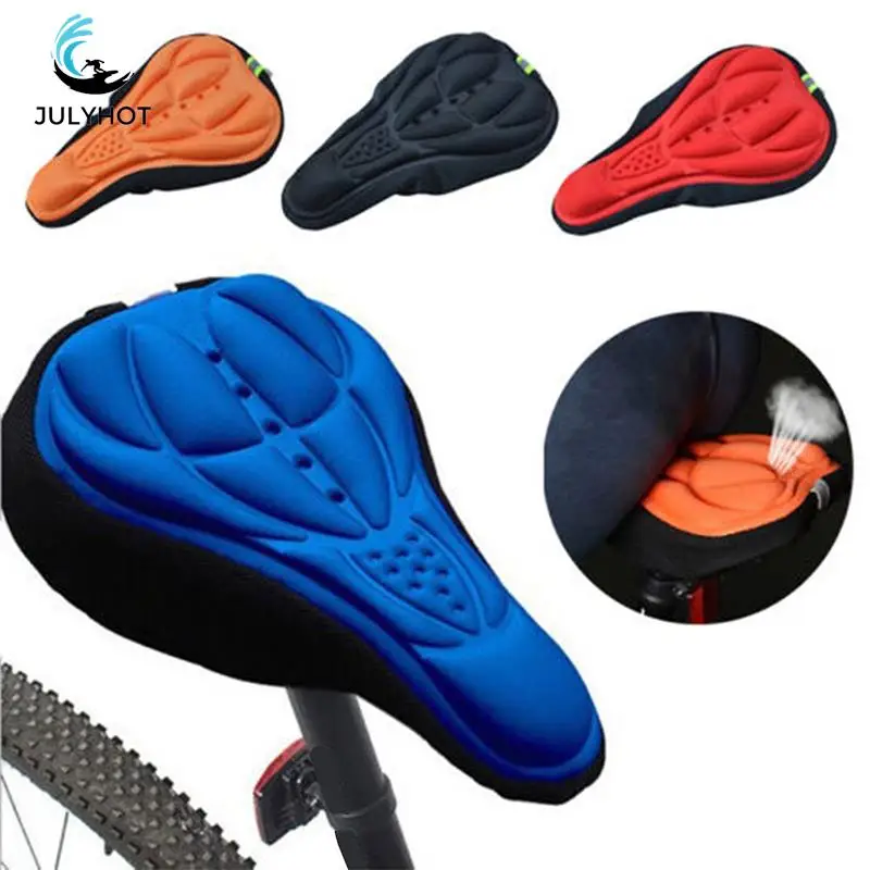 

Mountain Bike 3D Cushion Cover Bicycle Cushion Bicycle Thickened Silicone Sponge Cushion Soft Saddle Equipment Accessories Seat