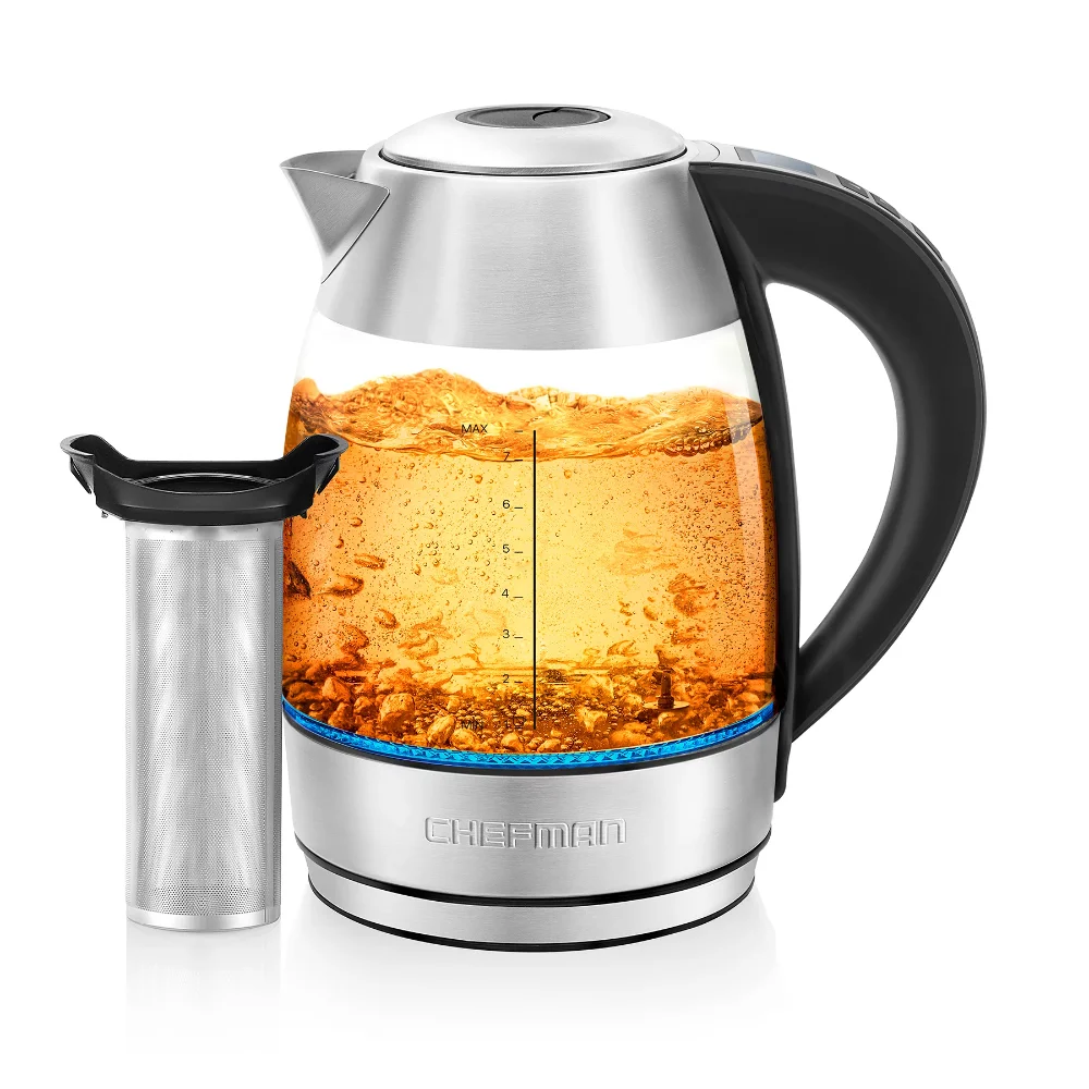 

Digital Electric Glass Kettle, 1500W Rapid Boiling & 7 Presets