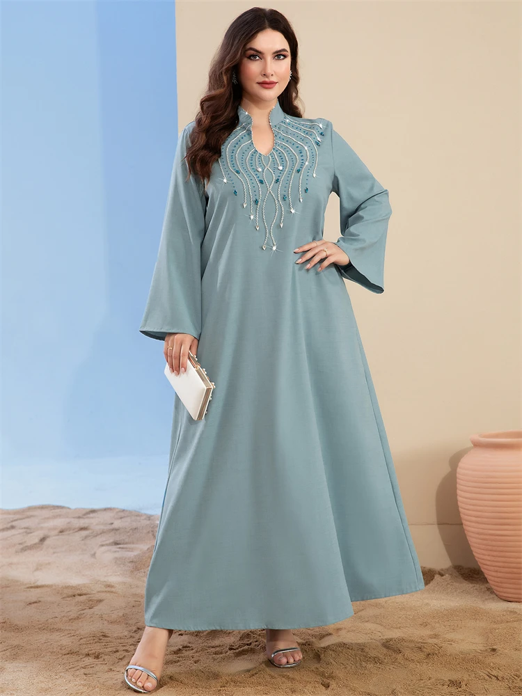 

Ramadan Robe Longue Musulmane Femme Jalabiya Prayer Clothes Kaftans For Women Abaya Turkey Islam Muslim Long Maxi Dress Vestidos