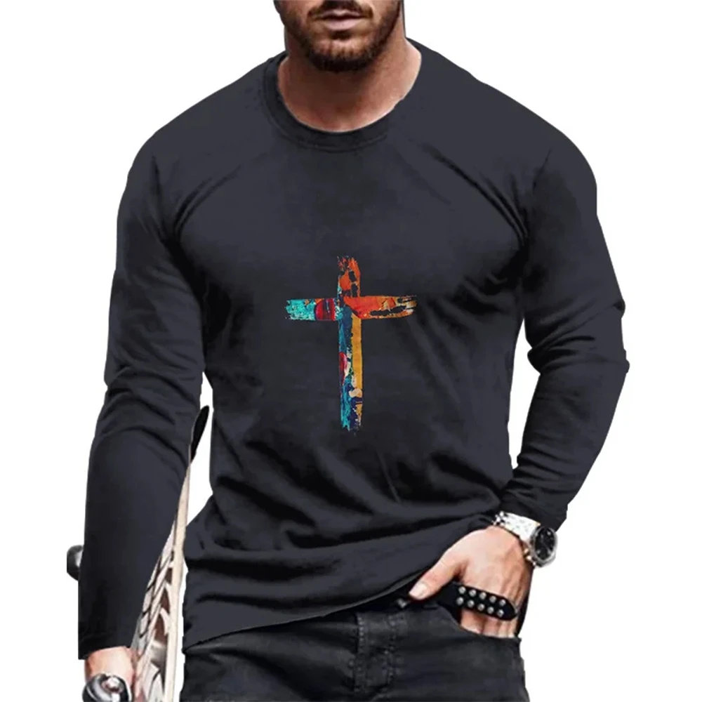 

High Quality Men'S Long Sleeves Fashion Leisure Sports Breathable Quick Drying Comfort 2023 New Fitness Long Sleeves