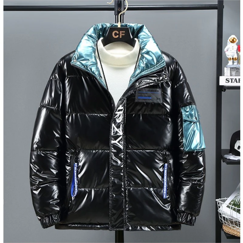 Men's Cold Jacket Coats for Men Winter Parkas for Men Parka Loose New Padded Jacket Hooded Thick Padded Coat Men's Coat