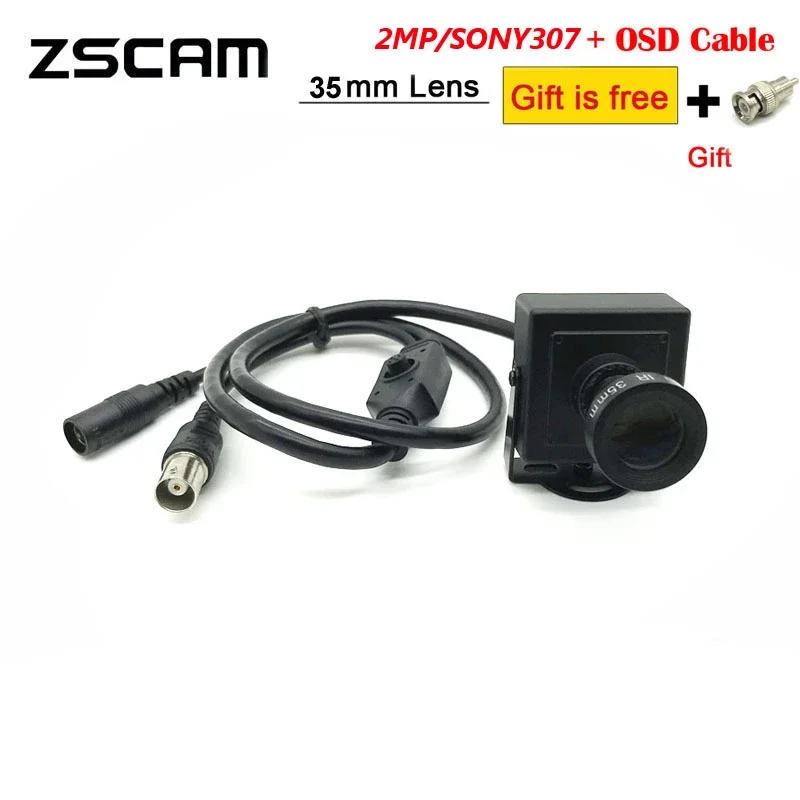 

Mini Overtaking Car WDR Camera 1080P AHD IMX307 Chip Star Light 0.0001Lux CCTV 25mm/35mm Long Focal Length Lens Security OSD Cam