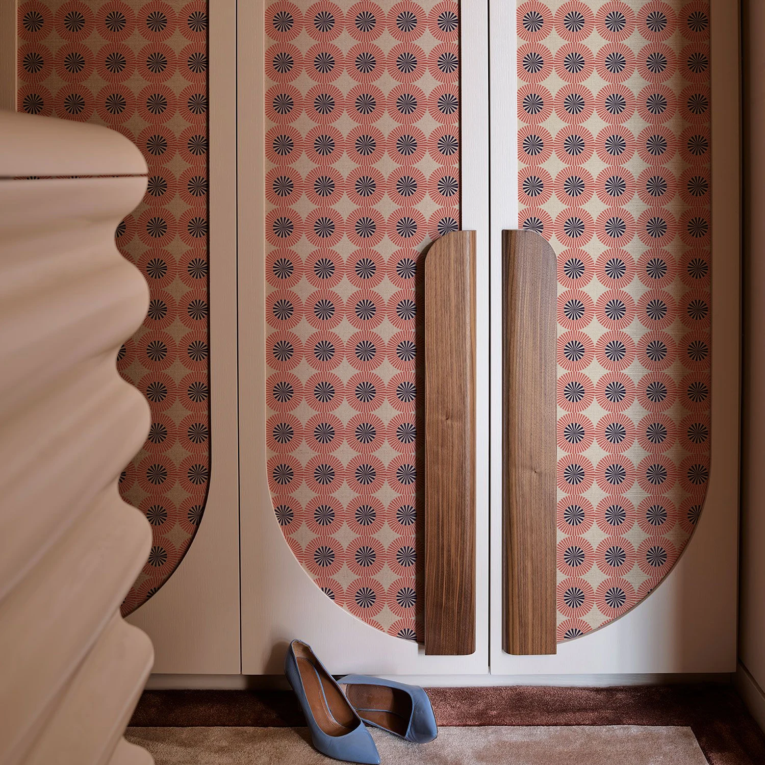 

Funlife®Психоделические наклейки на мебель со спиральным фрактальным узором, обои, настенные наклейки, водонепроницаемые украшения для спаль...